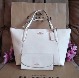 SALE 👜 NWT Coach purse tote bag w/ wallet set